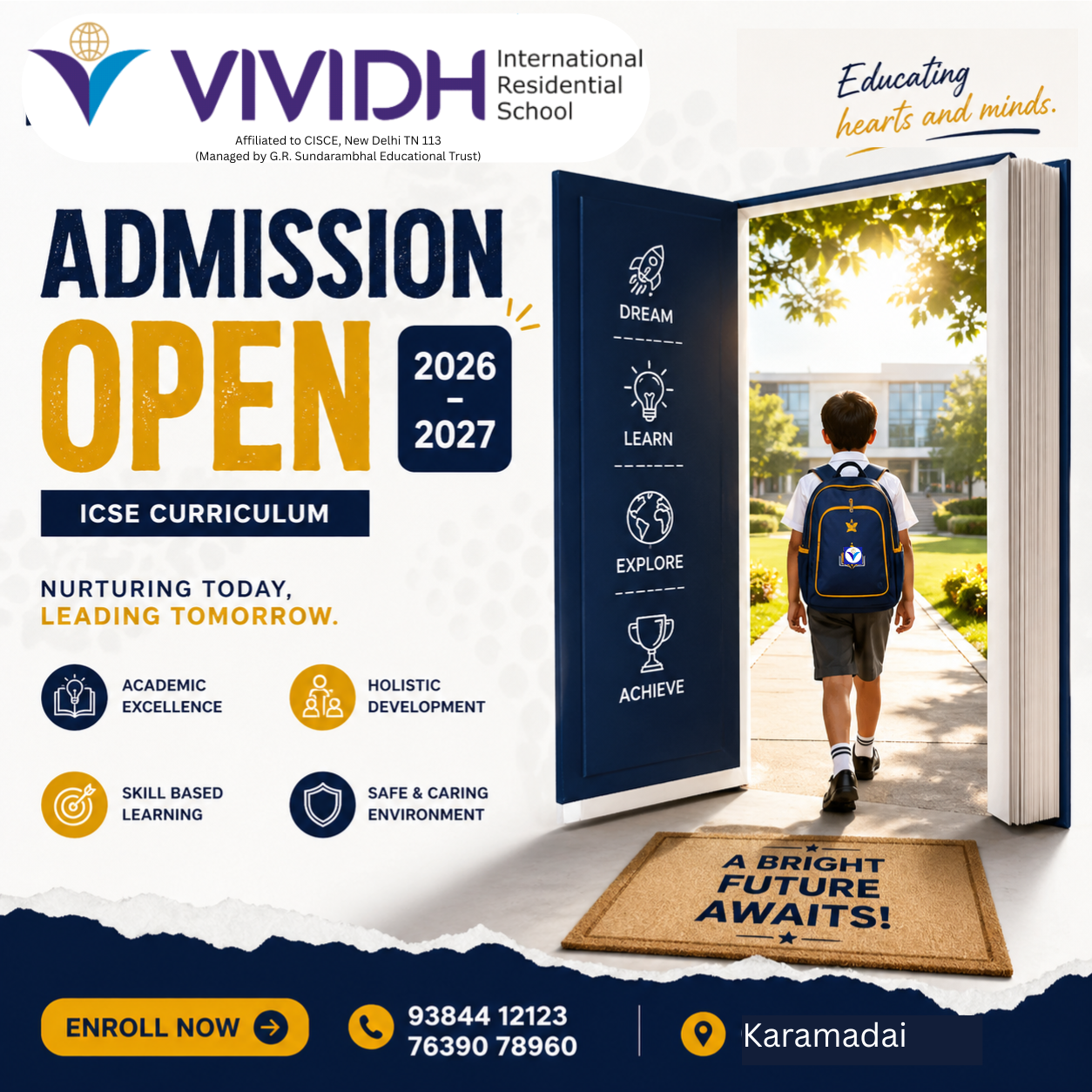 Admissions open 2026 - 2027